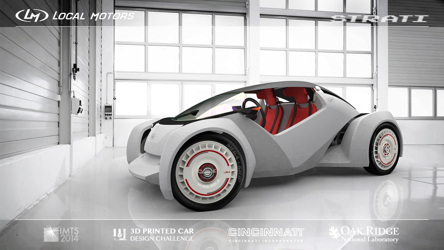 strati voiture impression 3d