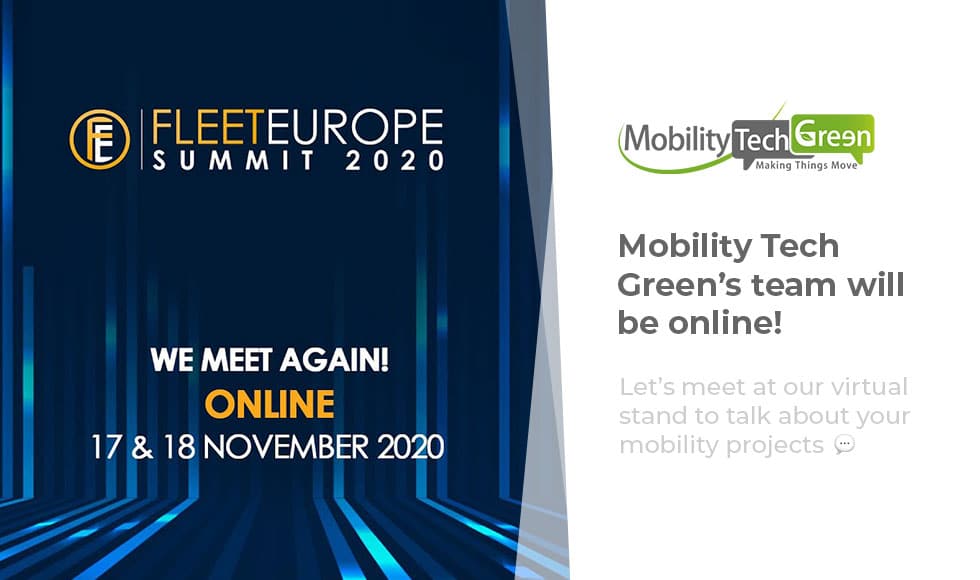 Fleet Europe Summit 2020: Mobility Tech Green will be online!