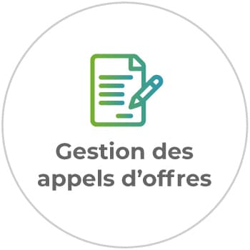 Gestion des appels d'offres