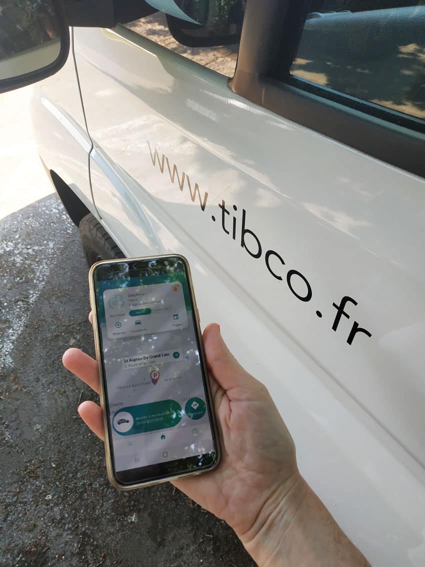 Application d'autopartage chez Tibco