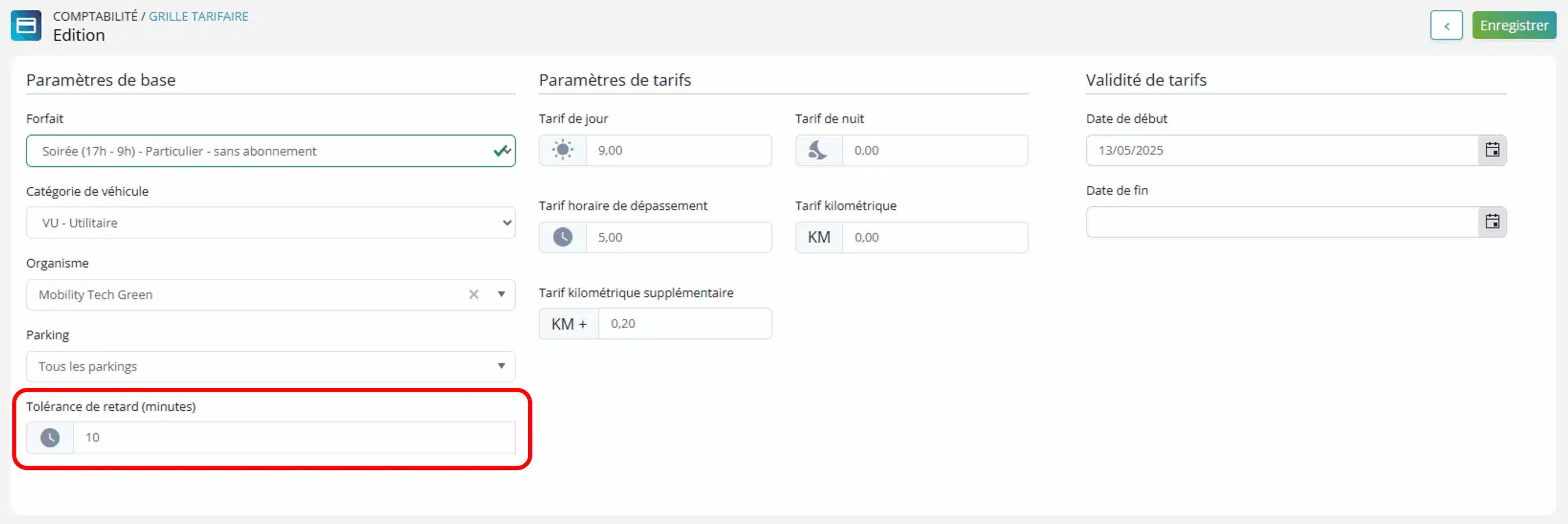 application gestionnaire autopartage